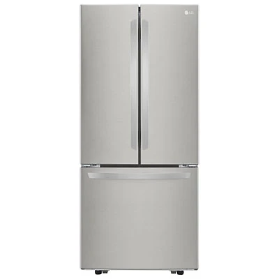 LG 30" 21.8 Cu. Ft. French Door Refrigerator (LRFNS2200S) - Stainless - Open Box - Perfect Condition