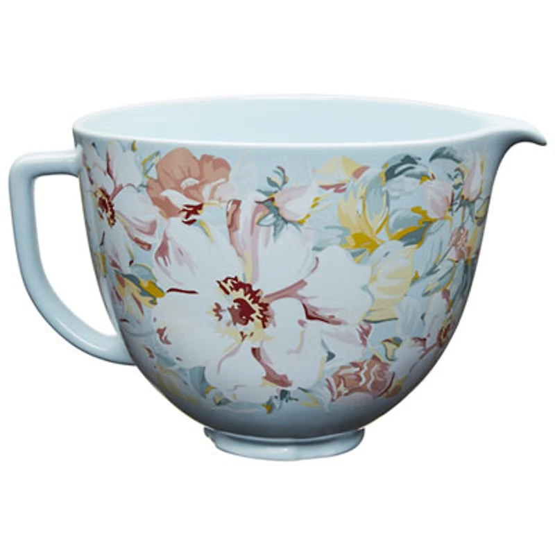 KitchenAid 5Qt Ceramic Stand Mixer Bowl - White Gardenia