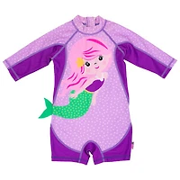 Zoocchini Baby/Toddler 1-Piece Surf Suit - 6 to 12 Months - Mermaid