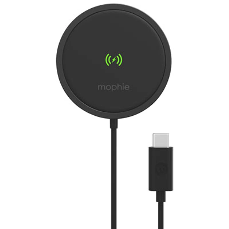 mophie snap+ 15W Wireless Charger with MagSafe - Black