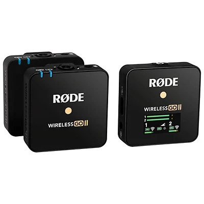 Rode Wireless Go II Dual Lavalier Microphone System