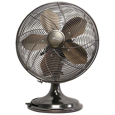 Ecohouzng Retro Desk Fan - 12" - Bronze