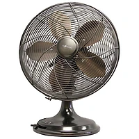 Ecohouzng Retro Desk Fan - 12" - Bronze