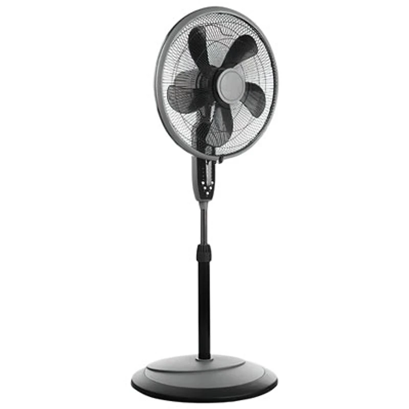 Ecohouzng Oscillating Pedestal Fan - 16" - Black