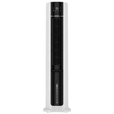 Ecohouzng Air Cooler Oscillating Tower Fan with Humidity - 41" - White
