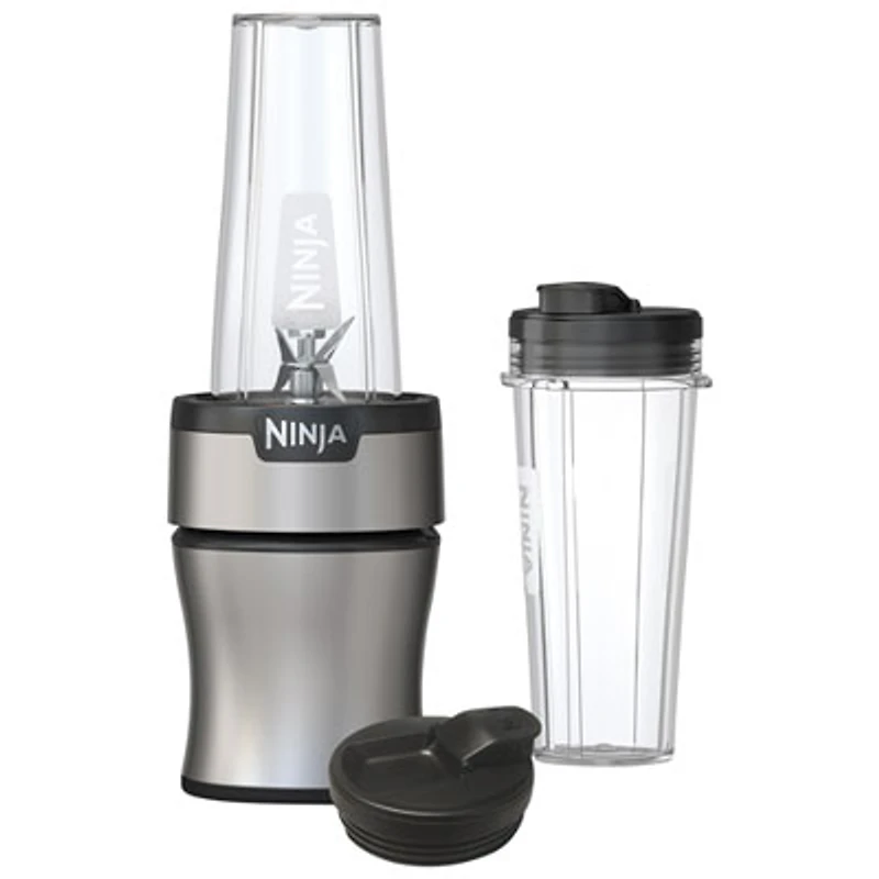 Ninja Nutri-Blender 0.59L 700-Watt Personal Blender with To-Go Cups - Silver