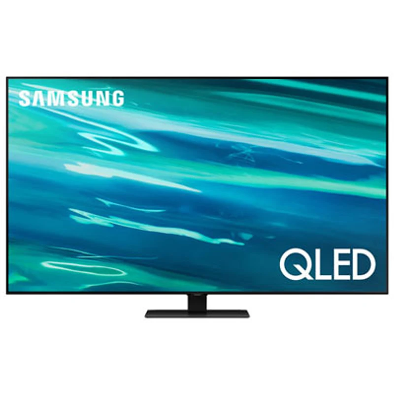 Open Box - Samsung 85" 4K UHD HDR QLED Tizen OS Smart TV (QN85Q80AAFXZC) - 2021 - Titan Black