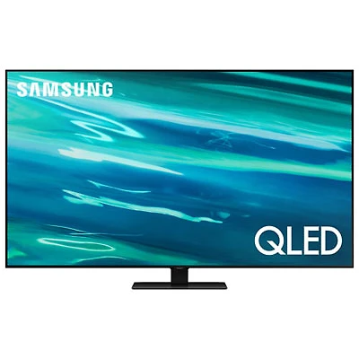 Open Box - Samsung 85" 4K UHD HDR QLED Tizen OS Smart TV (QN85Q80AAFXZC) - 2021 - Titan Black