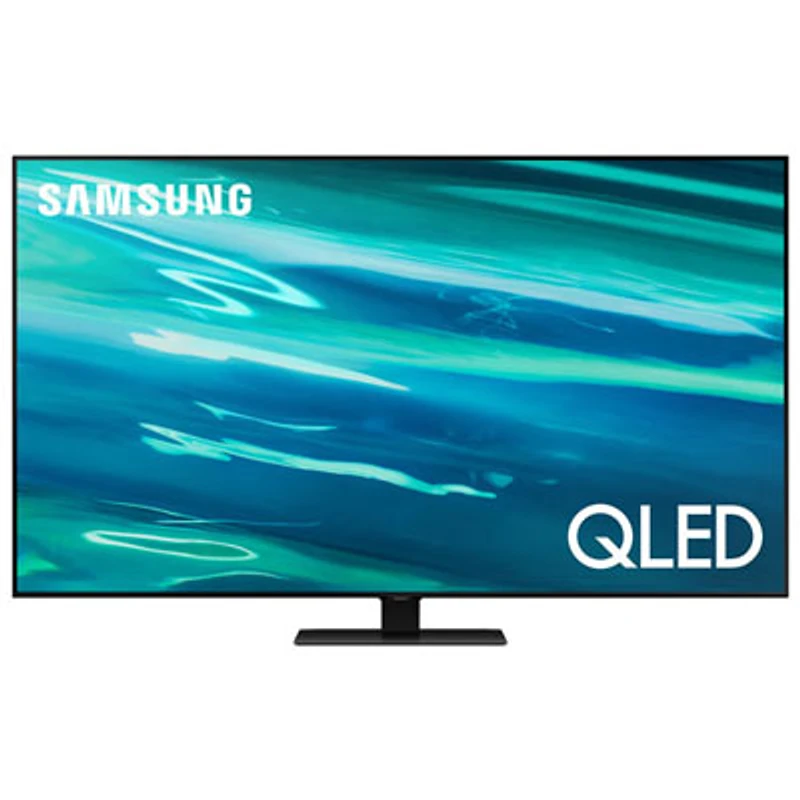 Open Box - Samsung 75" 4K UHD HDR QLED Tizen Smart TV (QN75Q80AAFXZC) - 2021 - Titan Black