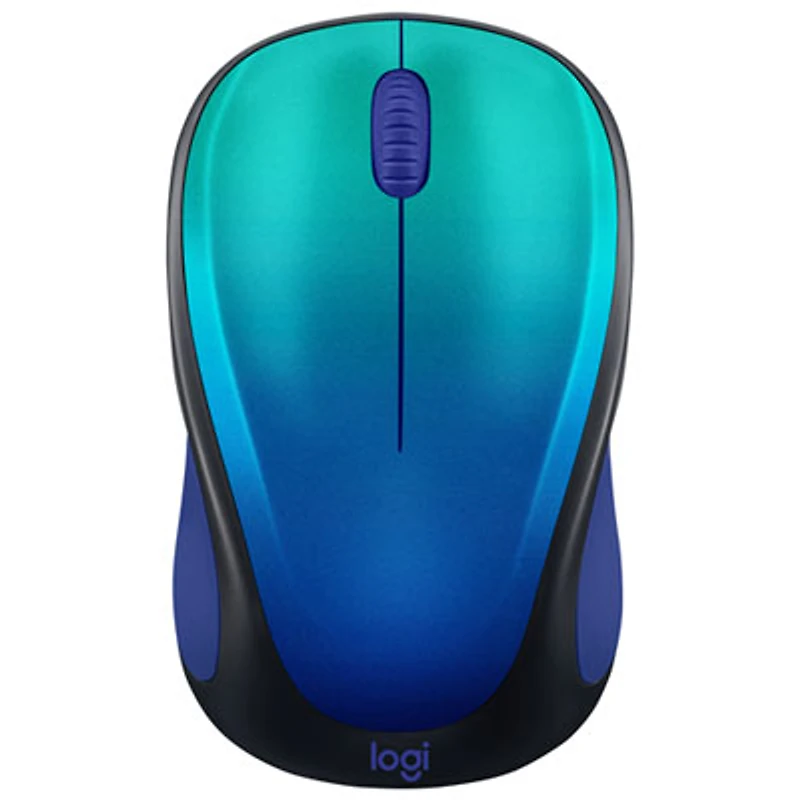 Logitech Design Collection Wireless Optical Mouse - Blue Aurora