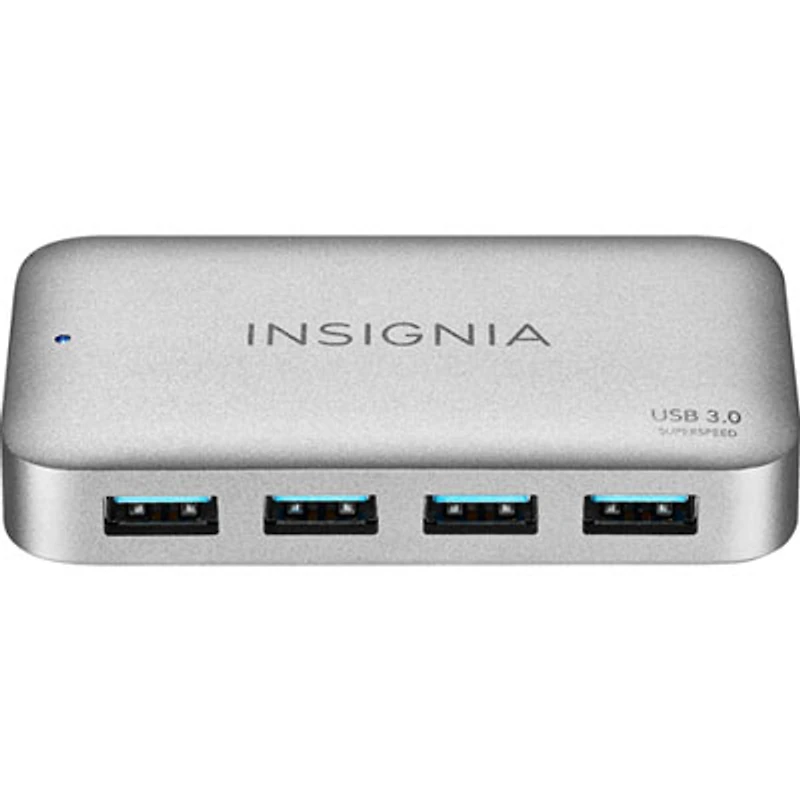 Insignia 4-Port USB 3.0 Hub with Power Supply (NS-PH3A4AP-C) - Only at Best Buy