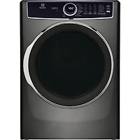 Electrolux 8.0 Cu. Ft. Electric Steam Dryer (ELFE763CAT) - Grey