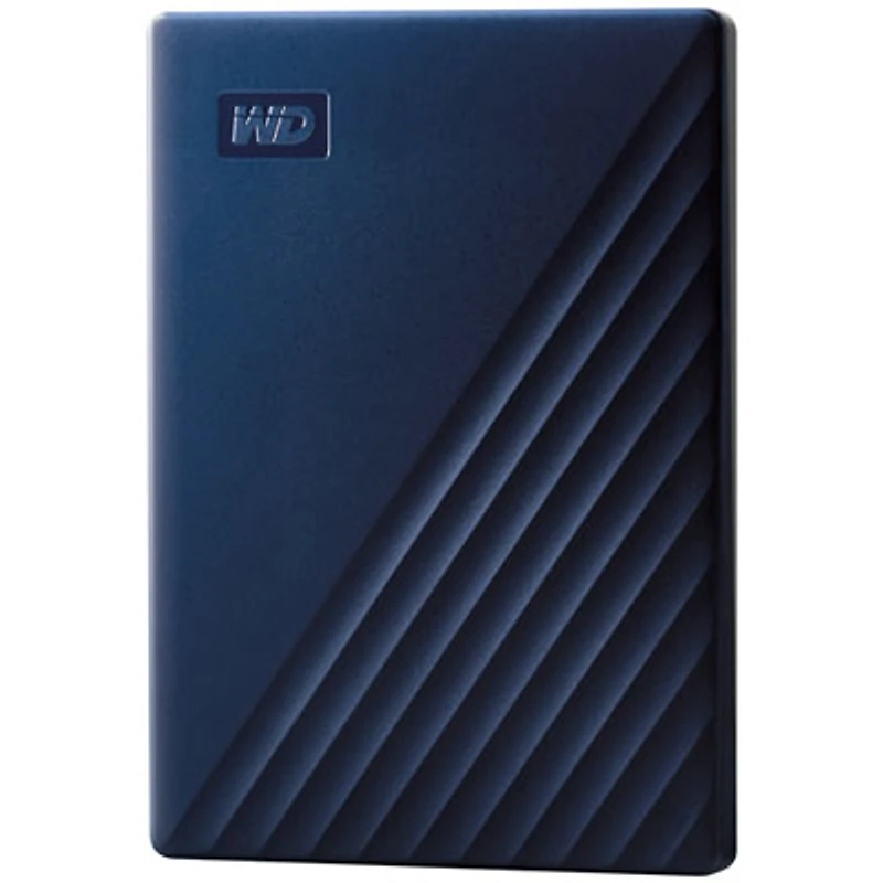 WD 2TB USB 3.0 External Hard Drive for Chromebook (WDBB7B0020BBL-WESN) - Midnight Blue