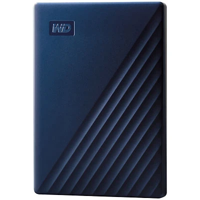 WD 2TB USB 3.0 External Hard Drive for Chromebook (WDBB7B0020BBL-WESN) - Midnight Blue