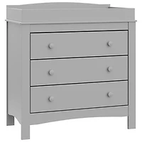 Graco Noah 3-Drawer Changing Table Chest - Pebble Grey