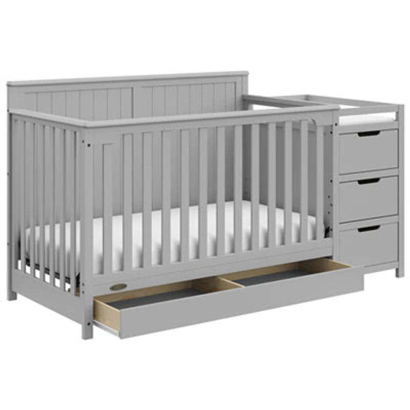 Graco Hadley 4-in-1 Convertible Crib with 3-Drawer Changing Table