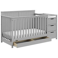 Graco Hadley 4-in-1 Convertible Crib with 3-Drawer Changing Table
