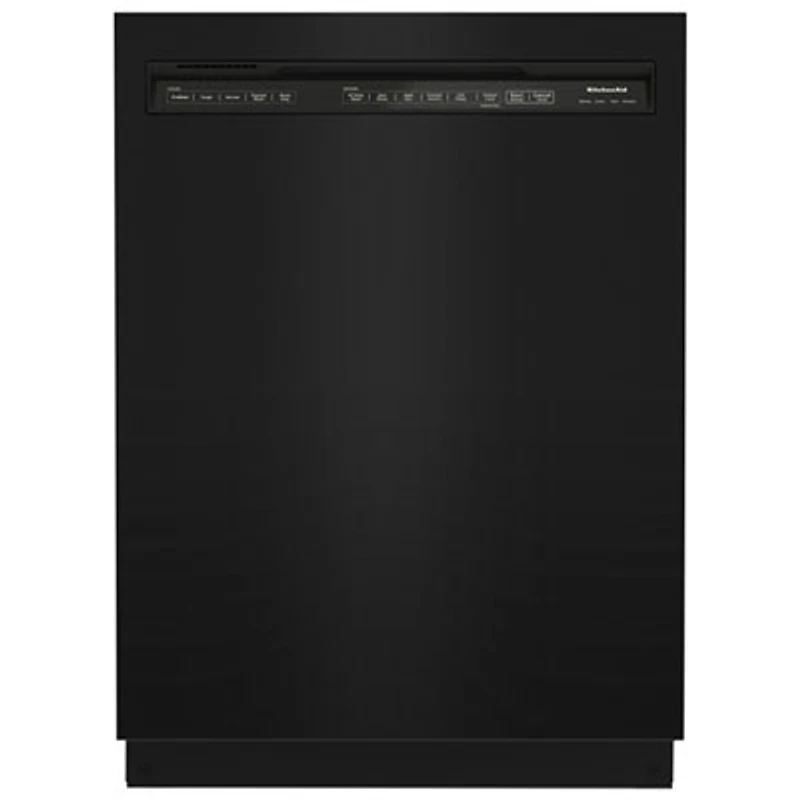 KitchenAid 24" 47dB Built-In Dishwasher with Stainless Steel Tub (KDFE104KBL) - Black