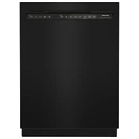 KitchenAid 24" 47dB Built-In Dishwasher with Stainless Steel Tub (KDFE104KBL) - Black
