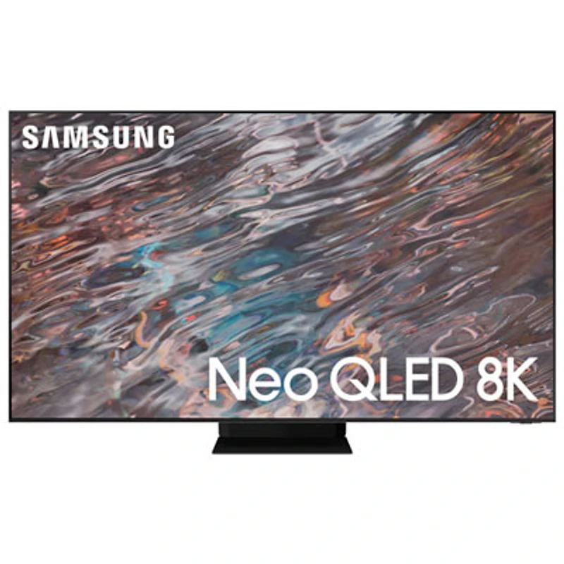 Open Box - Samsung 65" 8K UHD HDR Mini-LED Tizen OS Smart TV (QN65QN800AFXZC) - 2021 - Stainless Steel