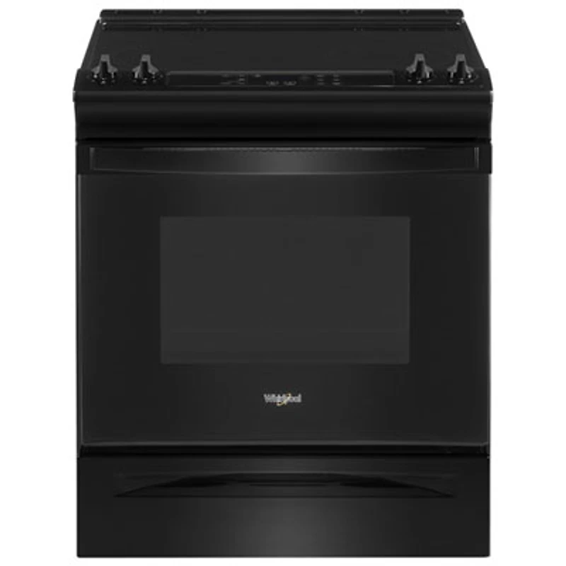 Whirlpool 30" 4.8 Cu. Ft. Self-Clean Slide-In Electric Range (YWEE515S0LB) - Black
