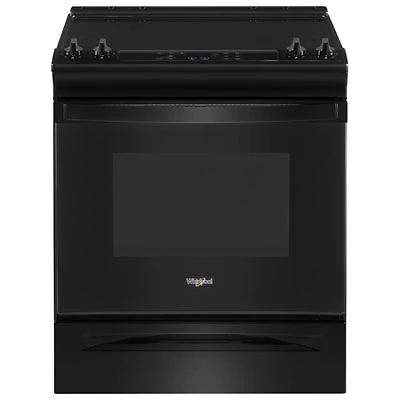 Whirlpool 30" 4.8 Cu. Ft. Self-Clean Slide-In Electric Range (YWEE515S0LB) - Black