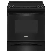 Whirlpool 30" 4.8 Cu. Ft. Self-Clean Slide-In Electric Range (YWEE515S0LB) - Black