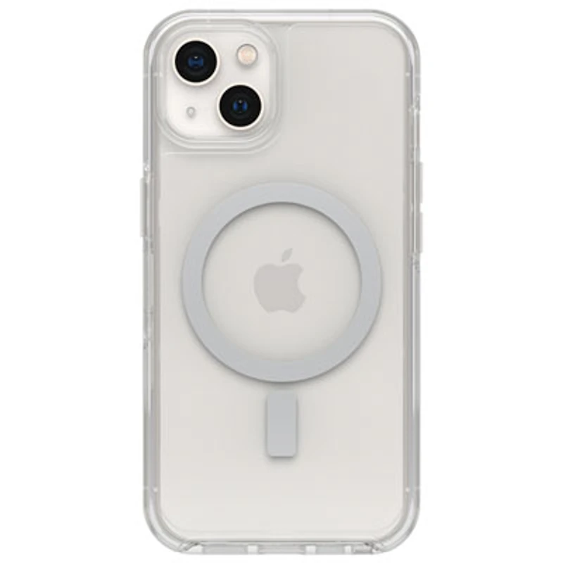 OtterBox Symmetry + Fitted Hard Shell Case for iPhone 13 - Clear