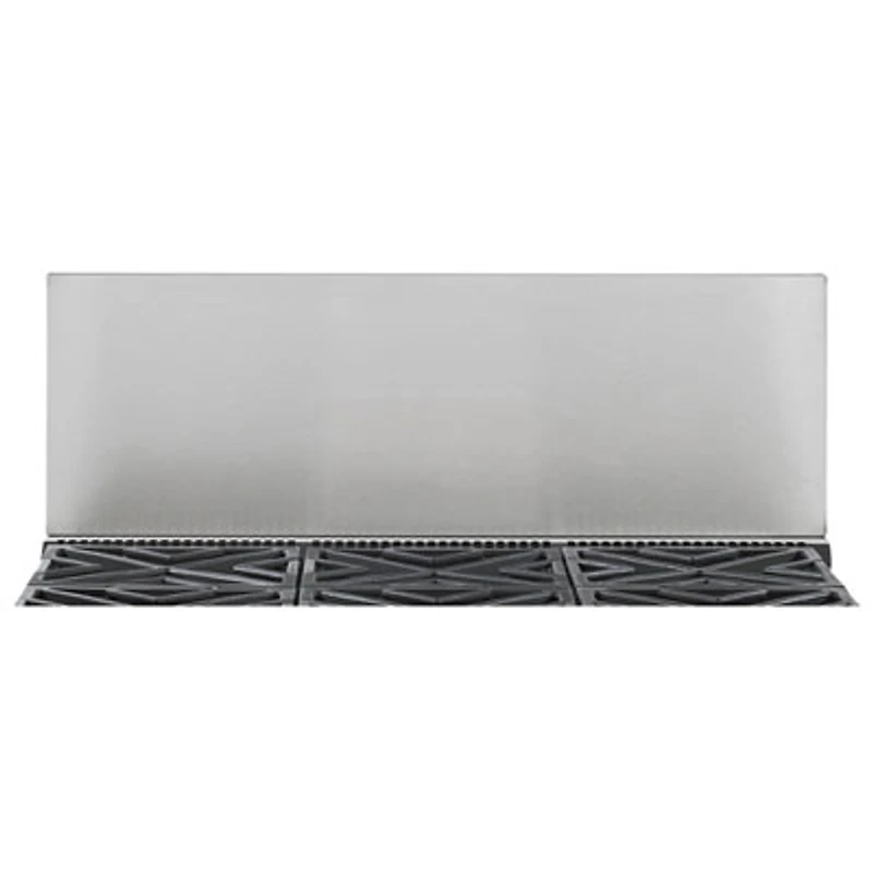 GE Backsplash for 36" Range (UX12B36PSS) - Stainless Steel
