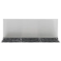 GE Backsplash for 36" Range (UX12B36PSS) - Stainless Steel