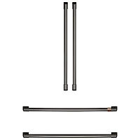 Café Refrigerator Handle Kit - Brushed Black