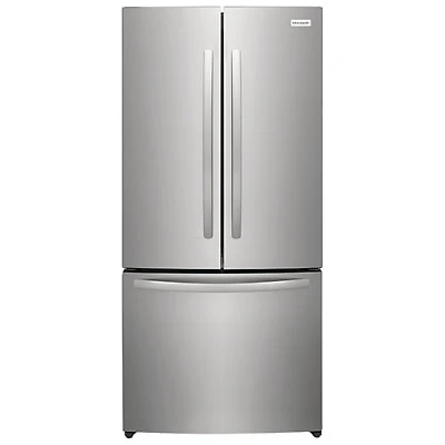 Frigidaire 31.5" Counter-Depth French Door Refrigerator with Ice Dispenser (FRFG1723AV) -Brushed Steel