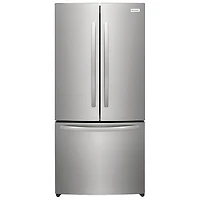Frigidaire 31.5" Counter-Depth French Door Refrigerator with Ice Dispenser (FRFG1723AV) -Brushed Steel
