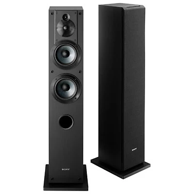 Open Box - Sony SS-CS3 145-Watt 3-Way Tower Speaker - Single - Black