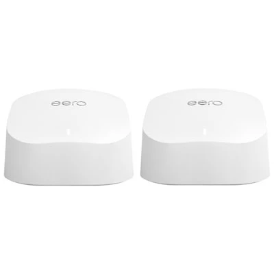 Eero 6 Whole Home Mesh Wi-Fi 6 System (B086PFYLFY) - 2 Pack