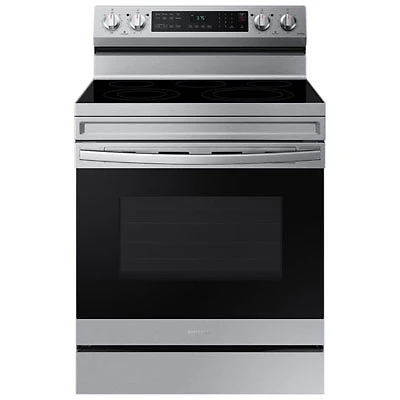 Samsung 30" 6.3 Cu. Ft. Electric Air Fry Range (NE63A6511SS) - Stainless - Open Box - Scratch & Dent