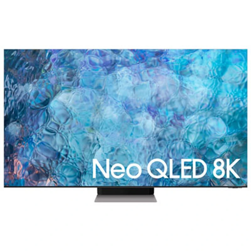 Open Box - Samsung 85" 8K UHD HDR Mini-LED Tizen OS Smart TV (QN85QN900AFXZC) - 2021 - Stainless Steel