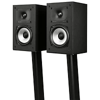 Polk Audio Monitor XT15 150-Watt Bookshelf Speaker - Pair - Midnight Black