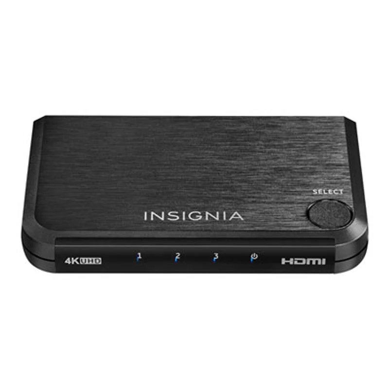Insignia 3-Port 4K HDMI Switch - Black - Only at Best Buy
