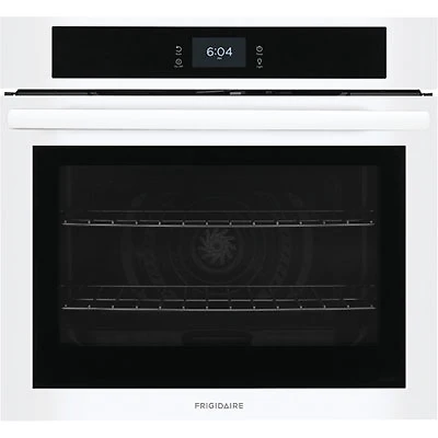 Frigidaire 30" 5.3 Cu. Ft. Combination Self-Clean Electric Wall Oven (FCWS3027AW) - White