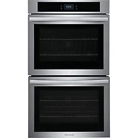 Frigidaire 30" 10.6 Cu. Ft. Double Self-Clean Electric Wall Oven (FCWD3027AS) - Stainless