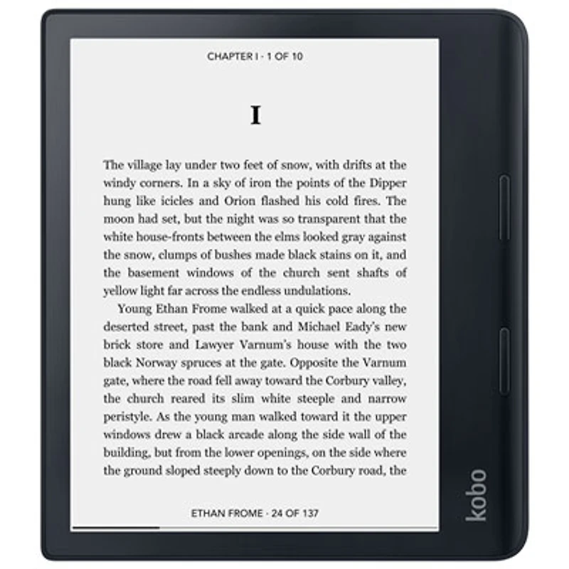 Kobo Sage HD 8" Digital eReader with Touchscreen (N778-KU-BK-K-EP) - Black