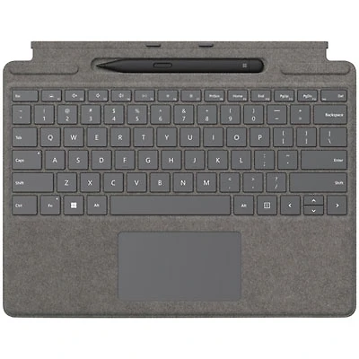 Microsoft Surface Pro Signature Keyboard with Slim Pen 2 - Platinum - English