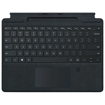 Microsoft Surface Pro Signature Keyboard with Fingerprint Reader - Black - English