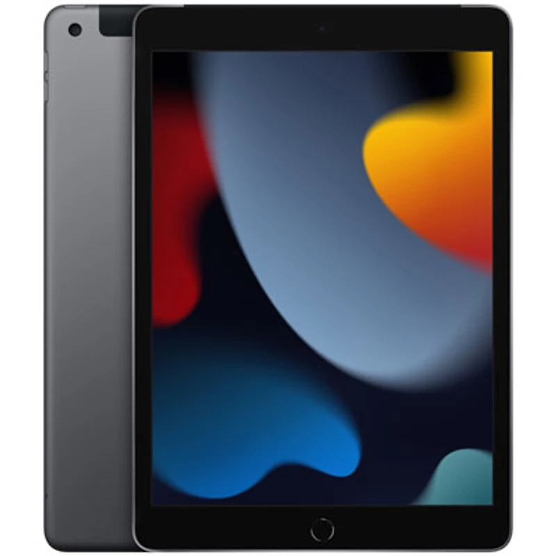 Fido Apple iPad 10.2" 64GB with Wi-Fi & 4G LTE (9th Generation) - Space Grey
