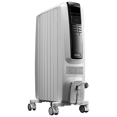 Delonghi Dragon Oil Filled Heater - Ice White