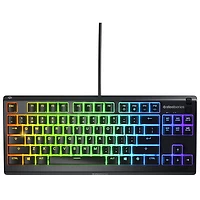 SteelSeries Apex 3 TKL Backlit Mechanical Tactile Gaming Keyboard