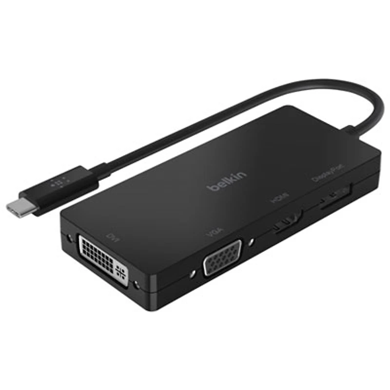 Belkin CONNECT 4-in-1 USB-C Video Adapter (AVC003BTBK)