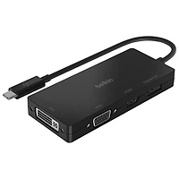 Belkin CONNECT 4-in-1 USB-C Video Adapter (AVC003BTBK)