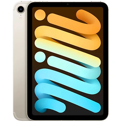 Open Box - Apple iPad mini 8.3" 64GB with Wi-Fi & 5G (6th Generation) - Starlight